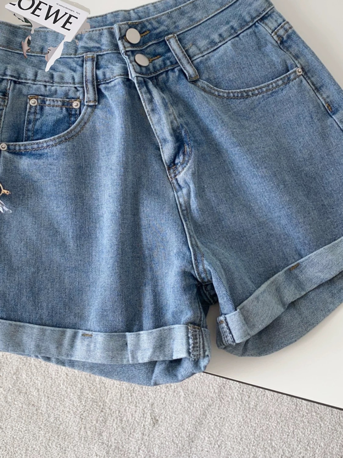 Not yours denim shorts DS107 images